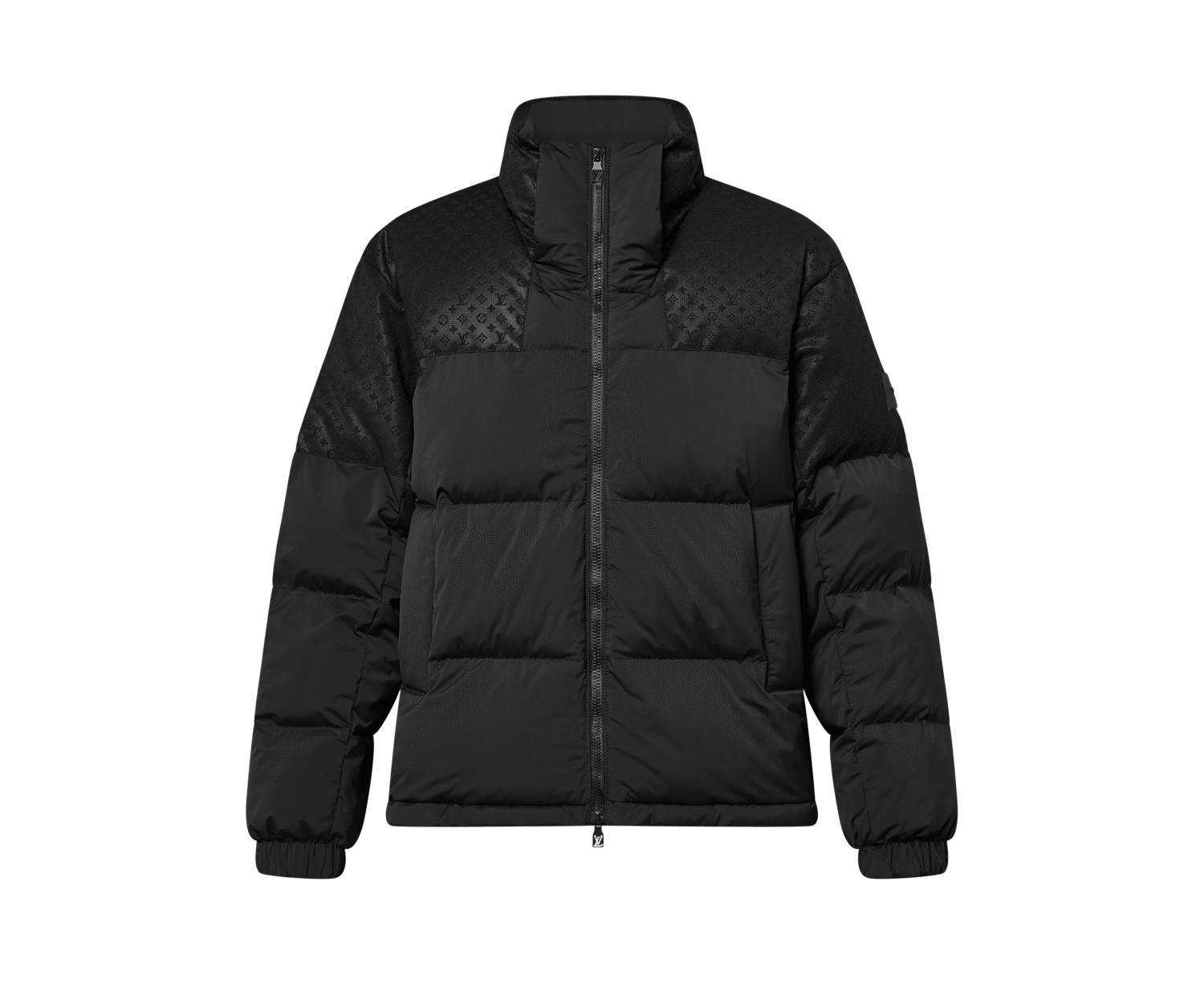 Blouson à détails Monogram en duvet Ecodown