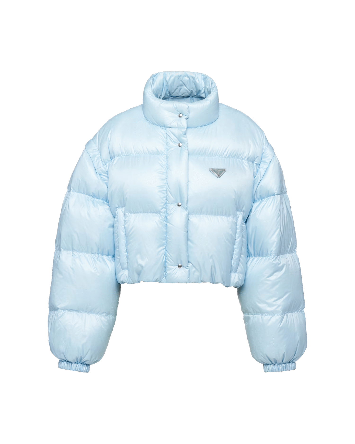 Doudoune courte convertible en Re-Nylon