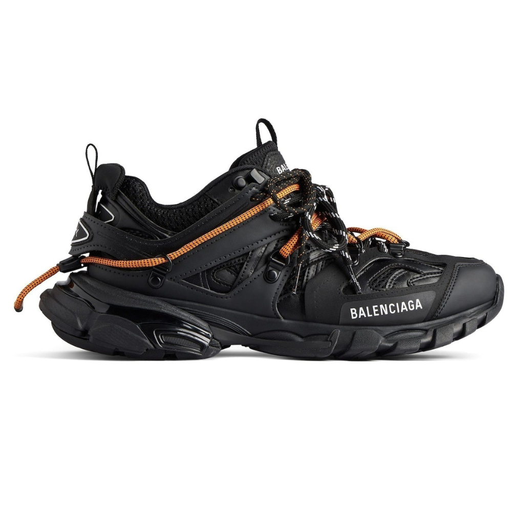 Balenciaga Track Trail Laces Noir Orange
